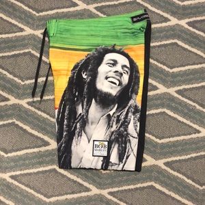 Billabong X Bob Marley Board Shorts RARE